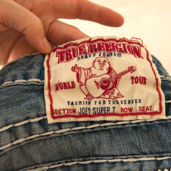 True Religion Early 2000s Big Stitch Jeans Y2K - Picture 9 of 12